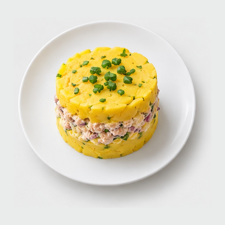 Terrine de pommes de terre au thon façon causa limeña