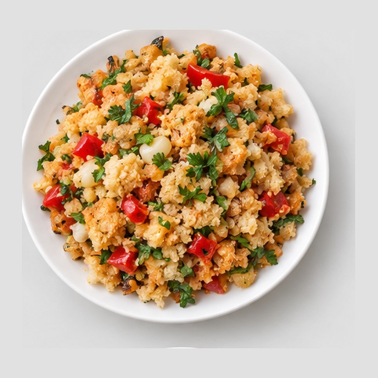 Migas à l'Alentejana (Migas de Pain Végétariennes)