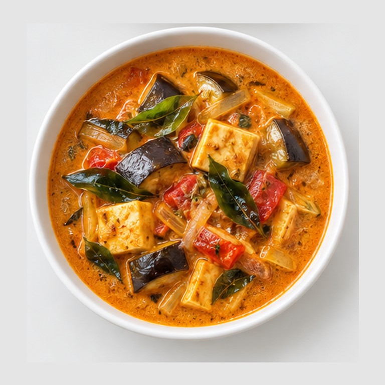 Kerala Fish Curry Végétarien (Karuveppilai Kuzhambu)