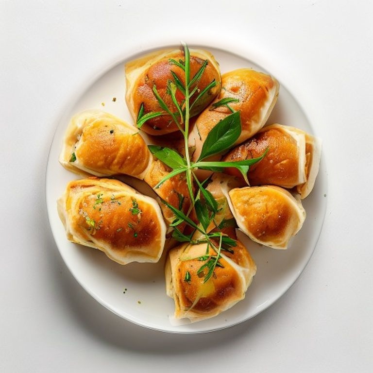 Brioche cuite à la vapeur façon cha siu bao végétarien