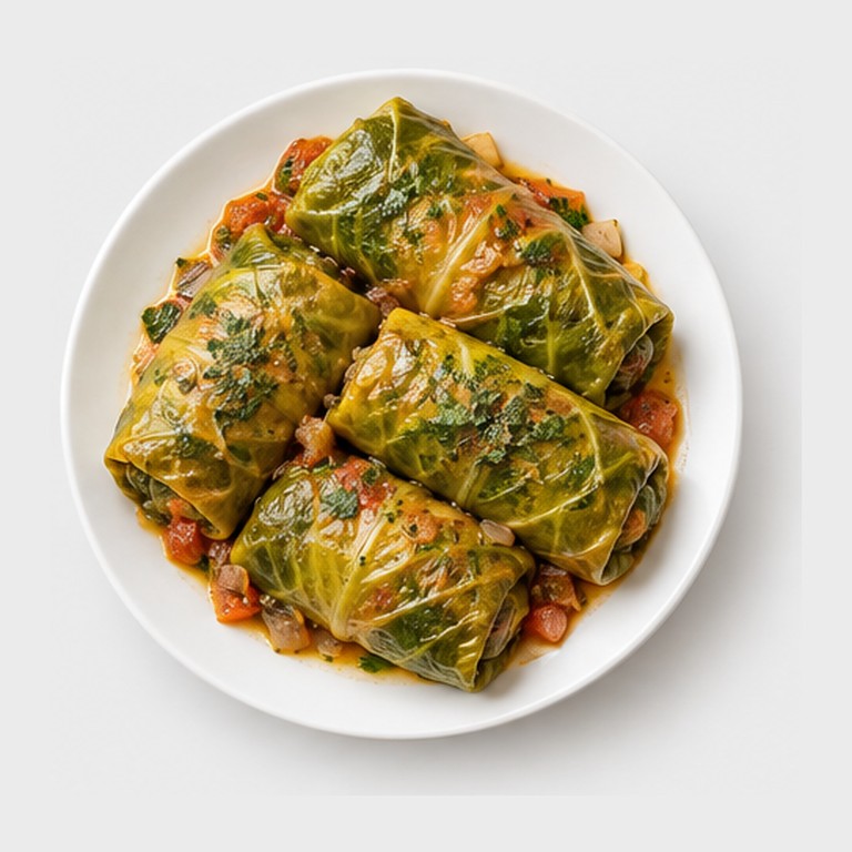 Feuilles de chou farcies aux lentilles et riz façon pasouc tolma