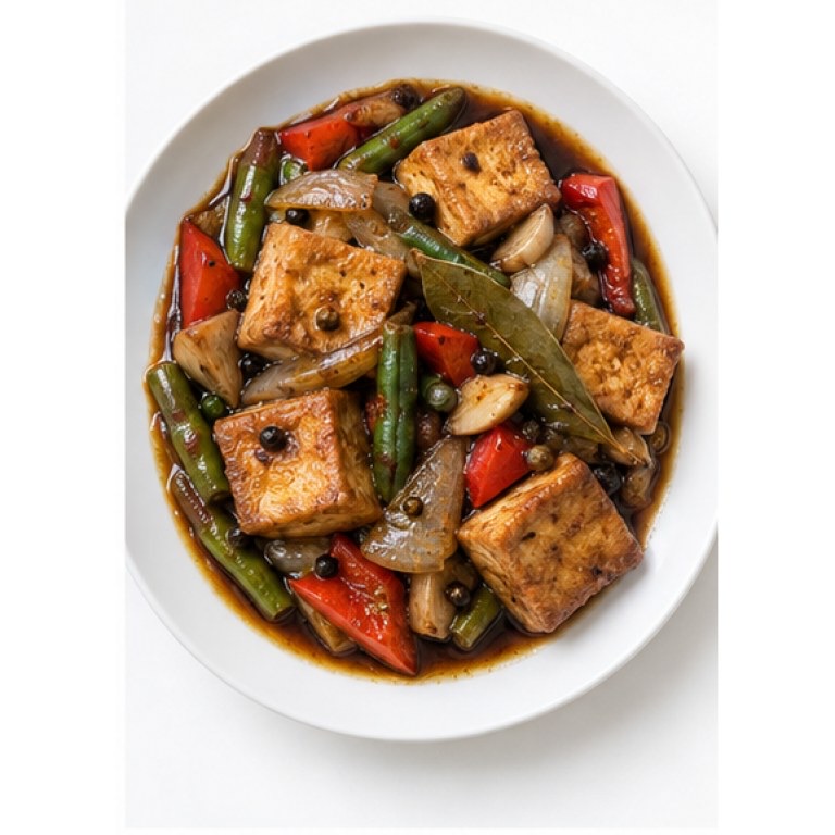 Adobo de Tofu aux Légumes
