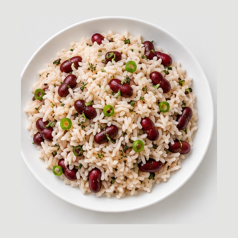 Riz aux haricots rouges au lait de coco façon rice and peas à la jamaïcaine