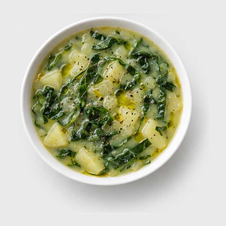 Soupe au chou vert portugaise façon caldo verde