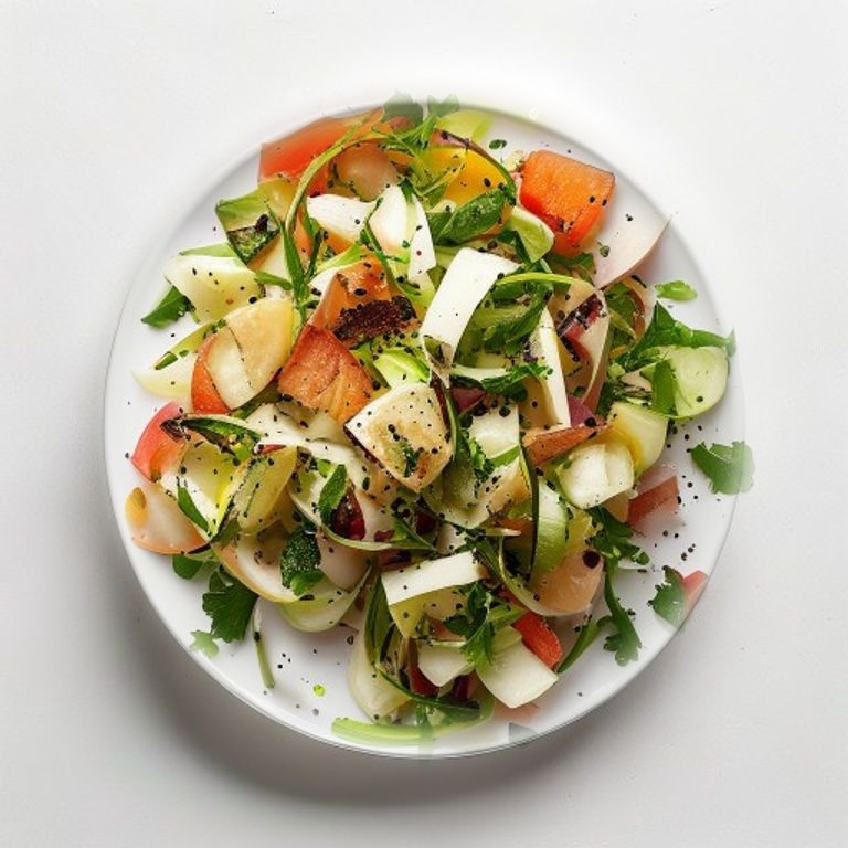 Salade de chou-fleur cru, cumin et citron