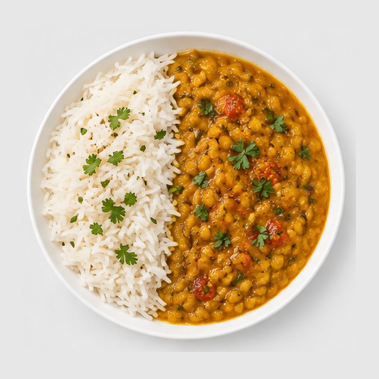 Lentilles et riz au tarka façon daal chawal