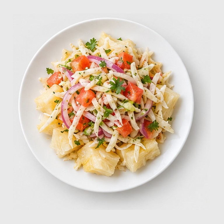 Salade nicaraguayenne au yuca façon vigorón
