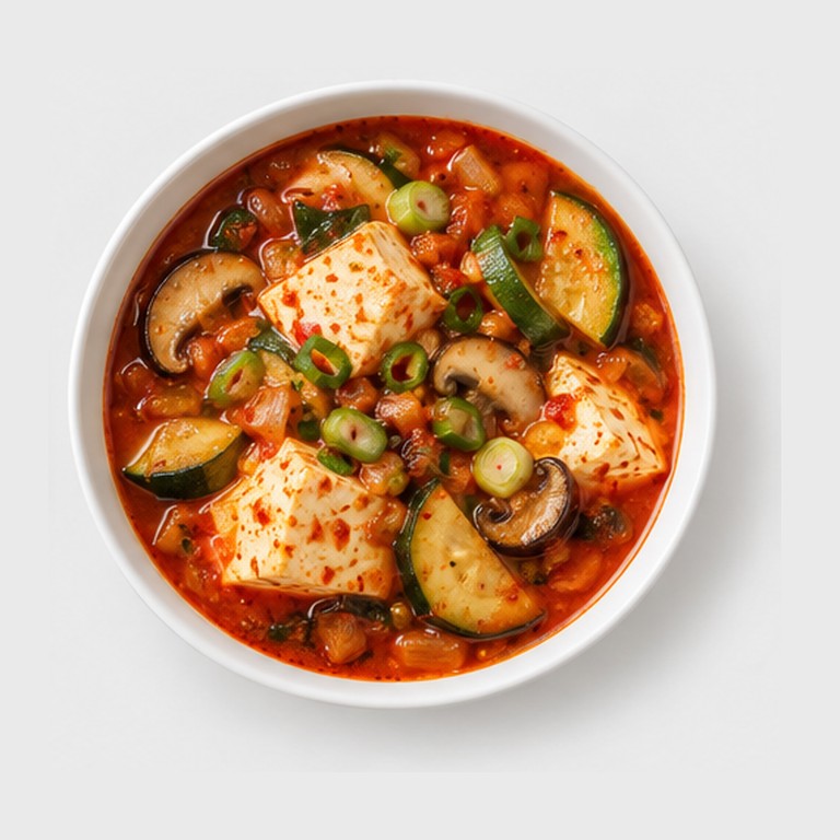 Ragoût tofu mou façon sundubu jjigae (Corée)