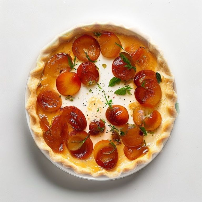 Galette fine aux pommes caramélisée