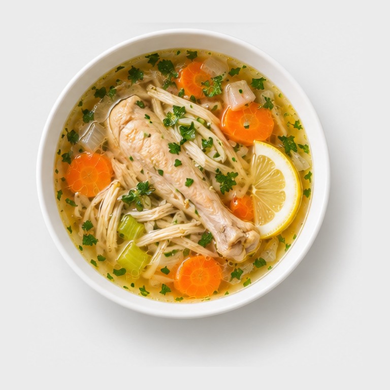 Soupe de poulet acidulée de Moldavie façon zeamă de pui