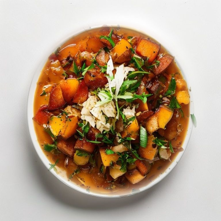 Ragout d'arachide du Mali façon mafé de légumes
