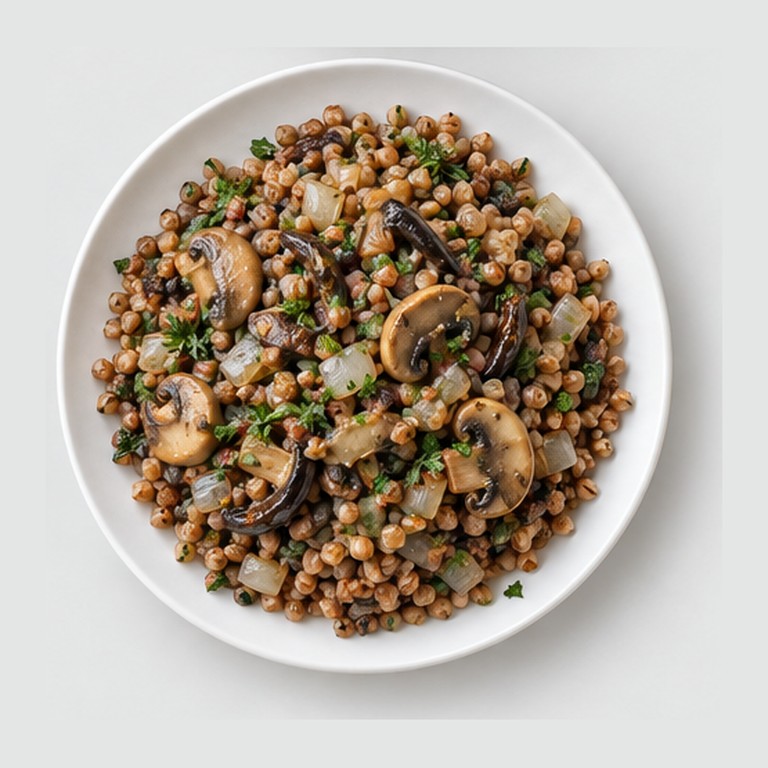 Kasha aux Champignons