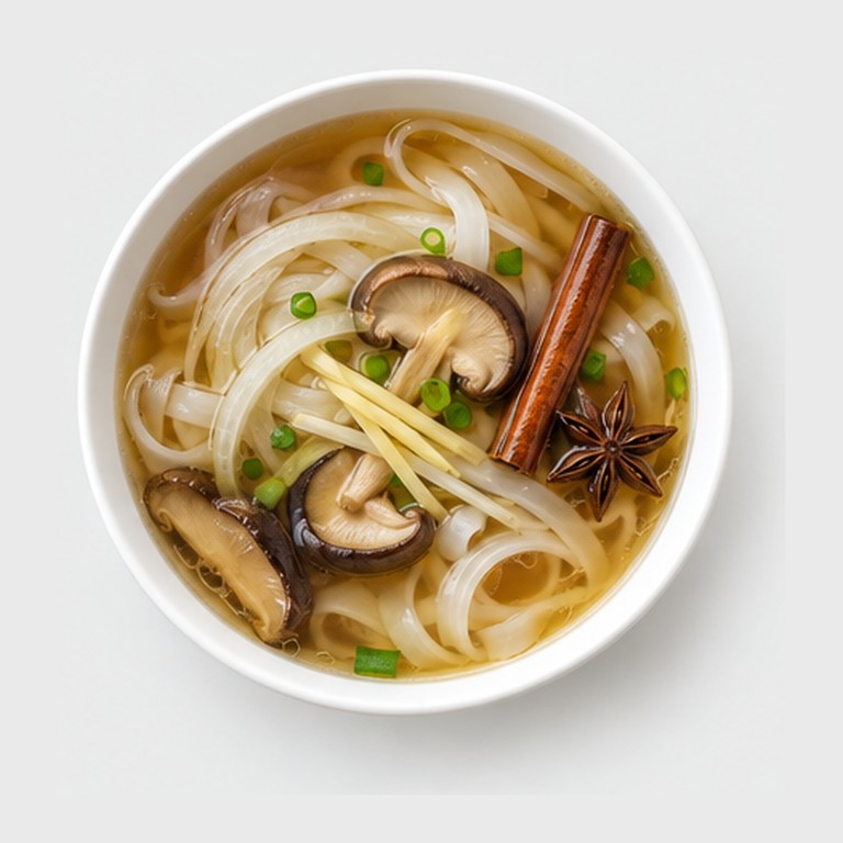 Bouillon de riz végétalien façon pho chay (Vietnam)