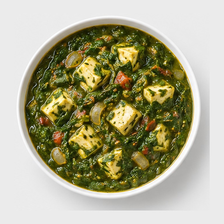 Épinards au fromage indien façon saag paneer
