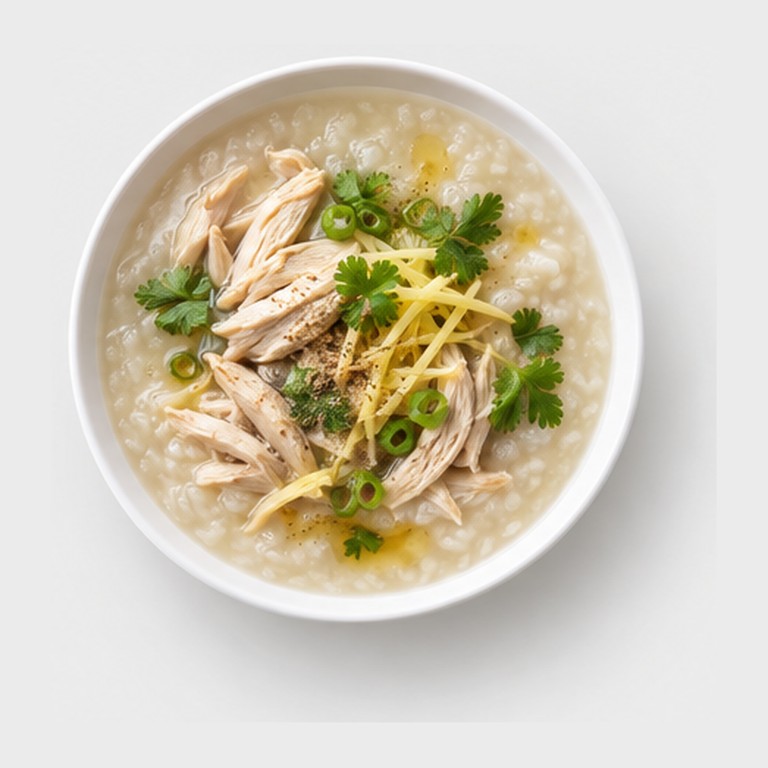 Bouillie de riz au poulet façon cháo gà