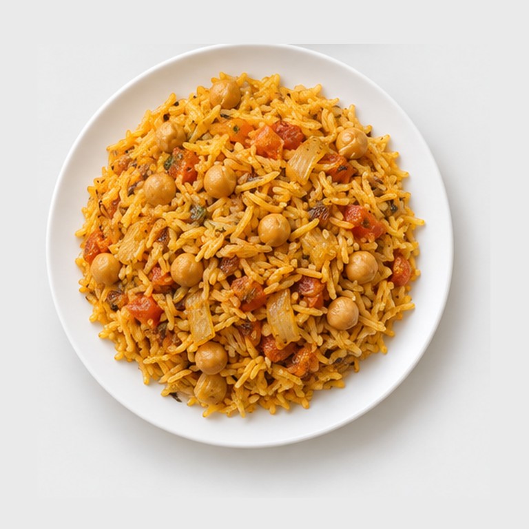 Plo Végétarien — Riz Pilaf Épicé de l'Atlantique Sud
