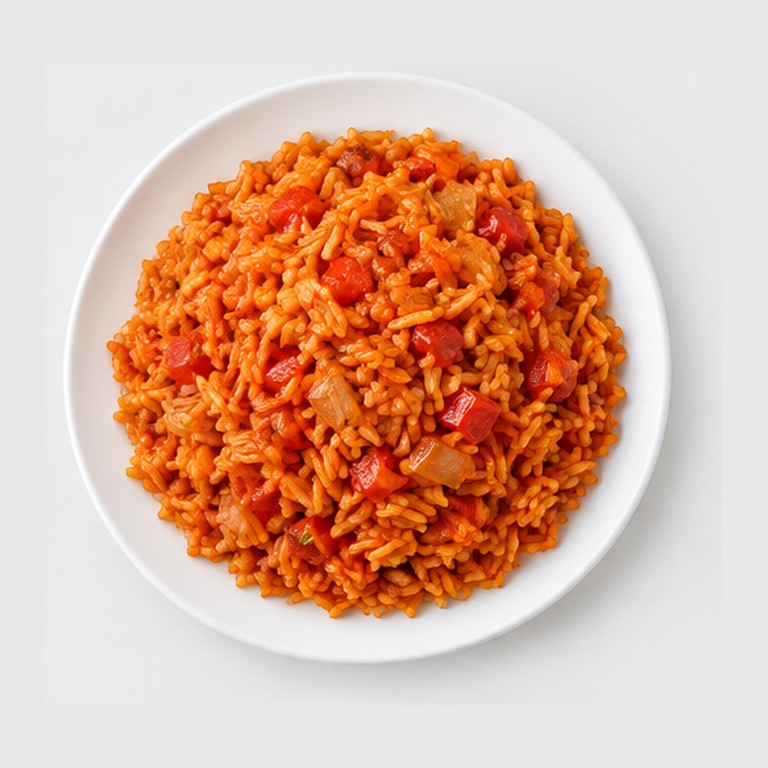 Riz jollof au coulis de tomates façon jollof rice
