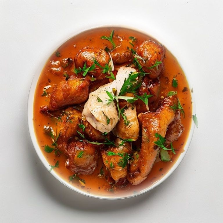 Émincé de poulet au curry