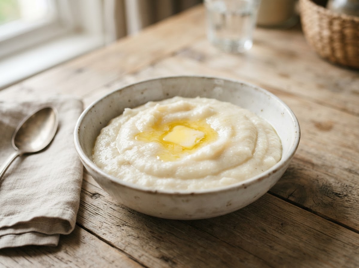 Bouillie de maïs au beurre façon sishwala