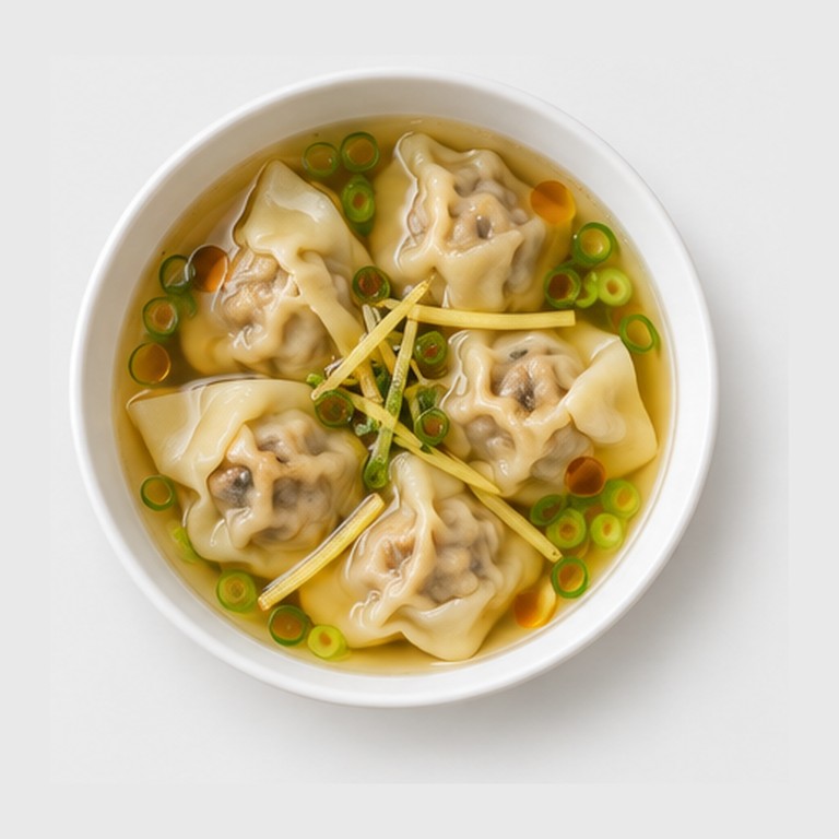 Soupe cantonaise façon wontons dans le bouillon