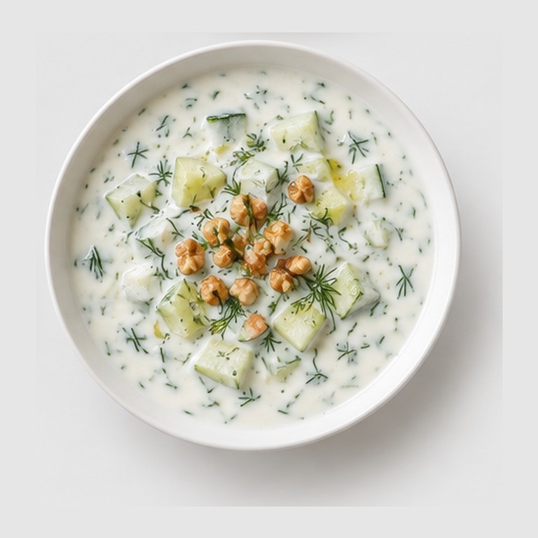 Soupe froide au yaourt bulgare façon tarator