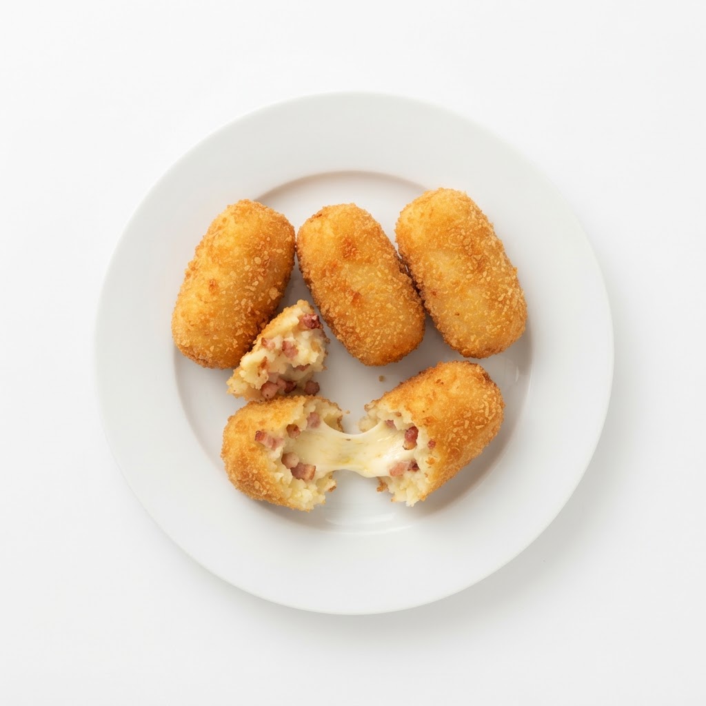 Croquettes de pomme de terre cœur mozzarella