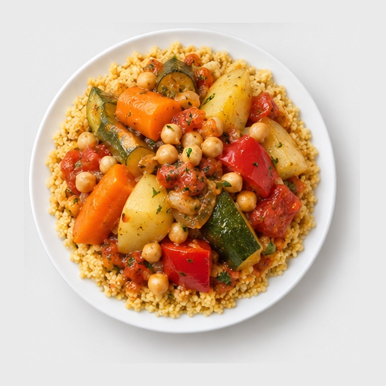 Couscous Berbère aux 7 Légumes (Algérie)