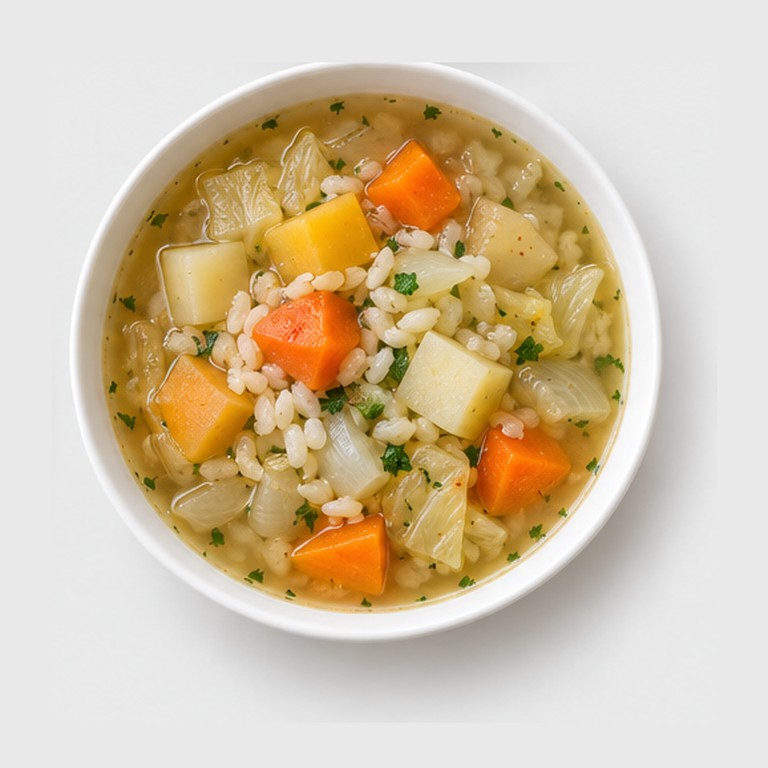 Soupe de légumes racines façon kjötsúpa végétarienne