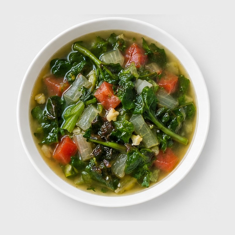 Bouillon de légumes verts façon romazava