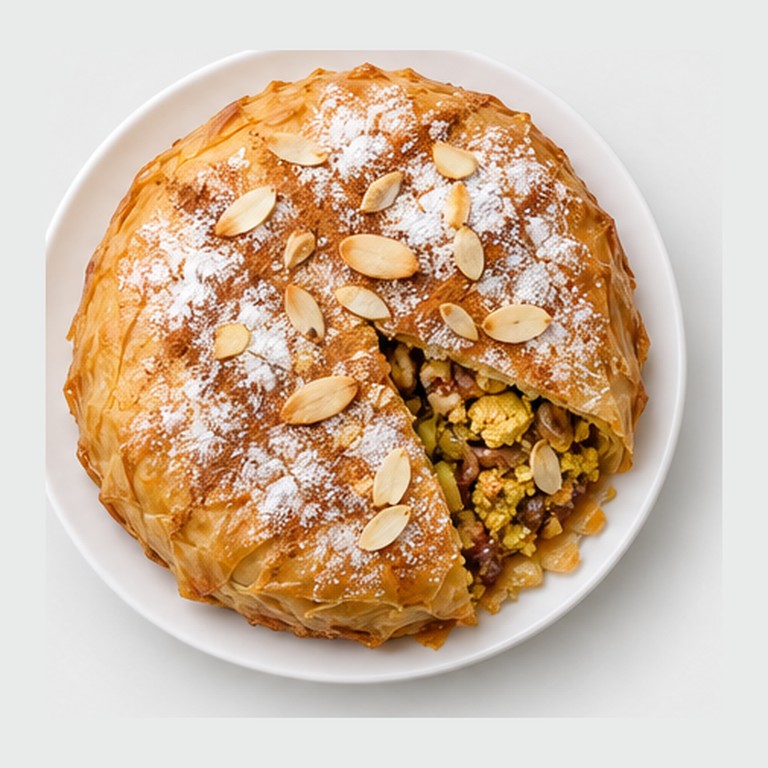 Pastilla marocaine façon b'stilla au tofu et amandes