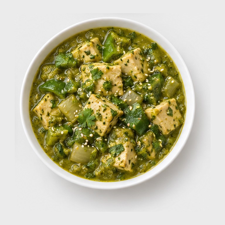 Ragout vert guatémaltèque façon jocon de pollo végétarien