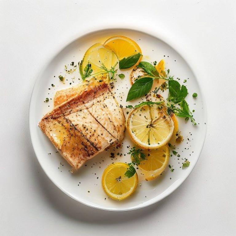 Saumon meunière, beurre noisette et citron