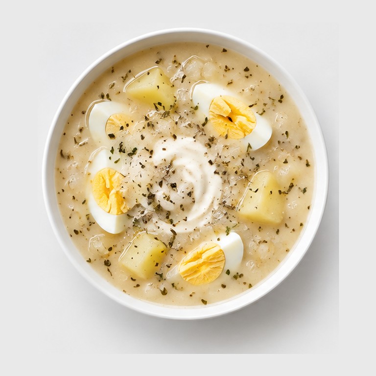 Soupe aigre au raifort façon żurek