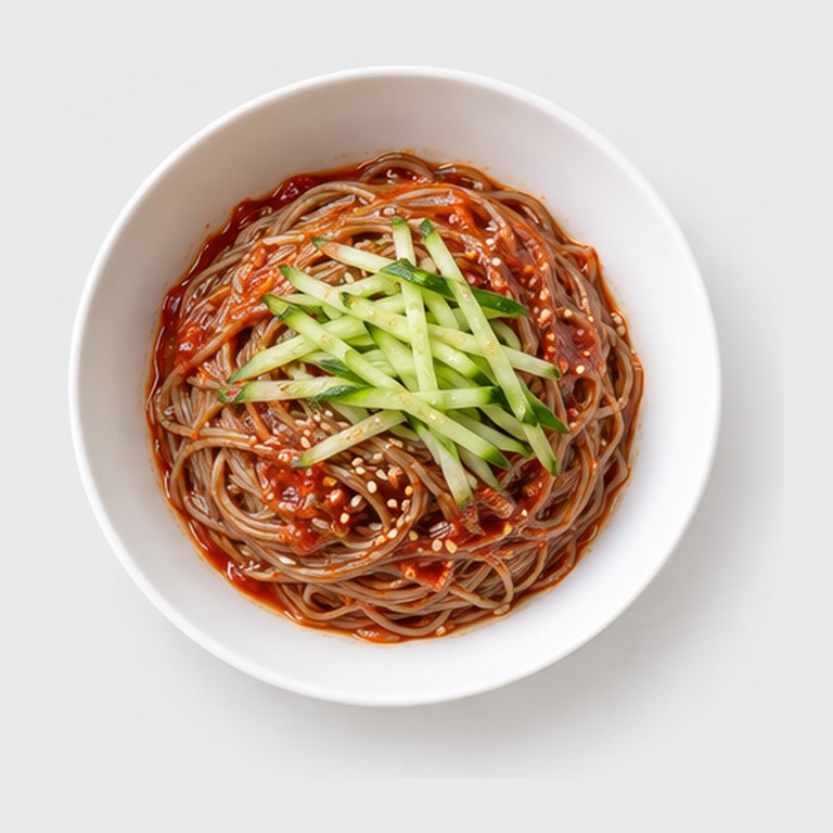 Nouilles froides façon naengmyeon (Corée)