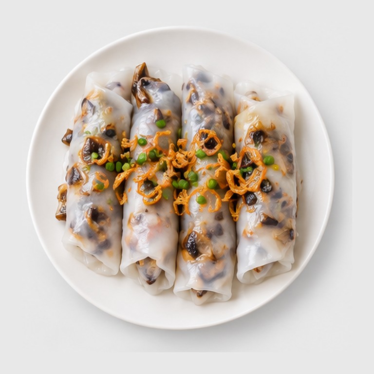 Crêpes de riz cuites à la vapeur façon bánh cuốn