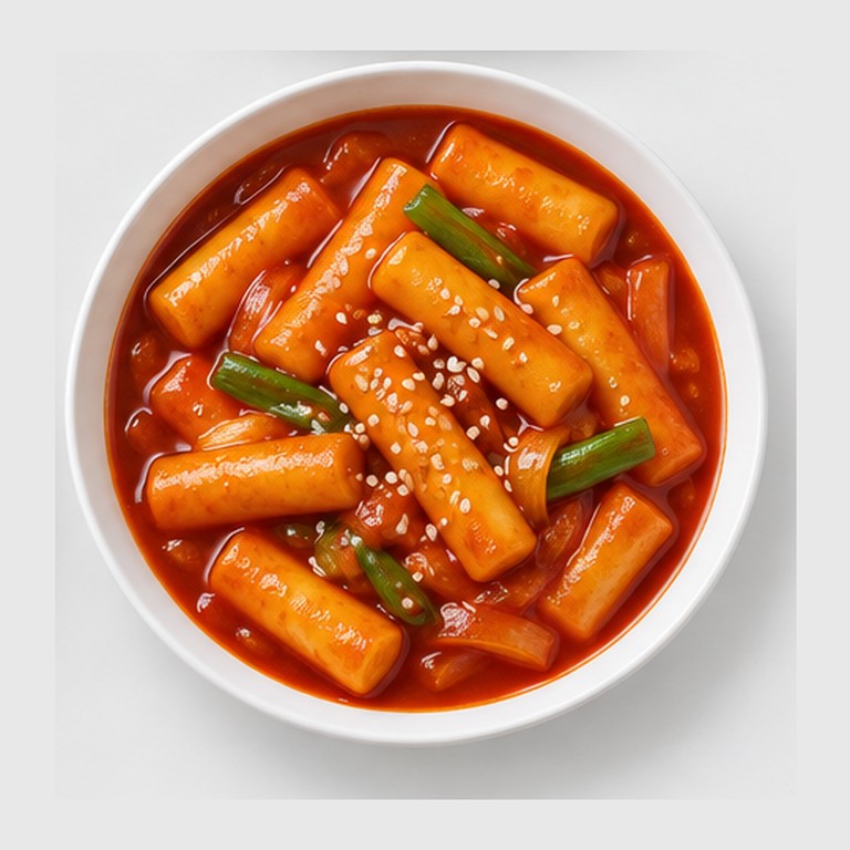 Gâteaux de riz épicés façon tteokbokki