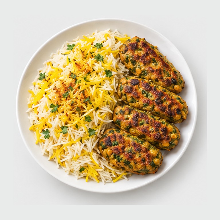 Chelo Kabab Végétarien (Iran)