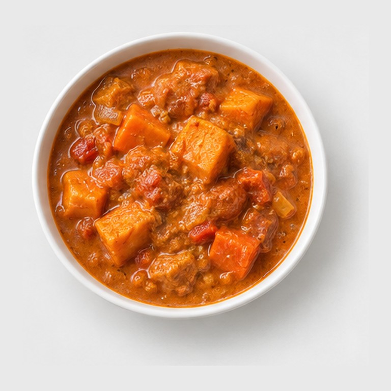 Ragoût à la pâte d'arachide façon mafé végétarien
