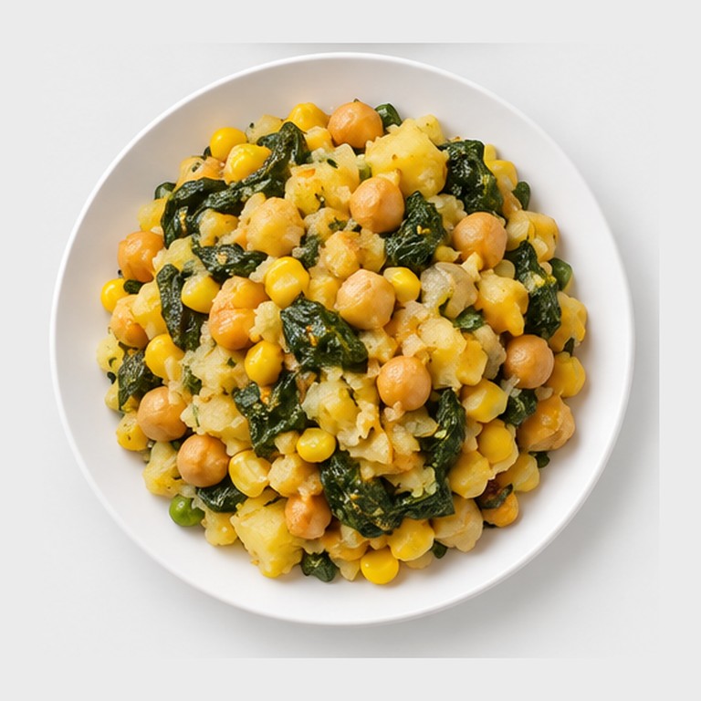 Purée de pois chiches et maïs du Kenya façon irio