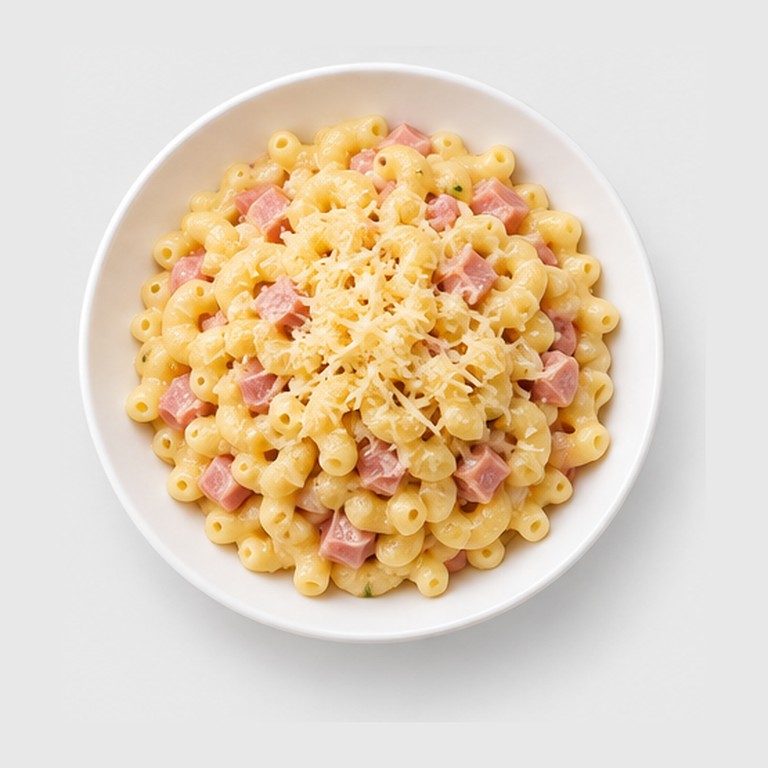 Coquillettes au jambon