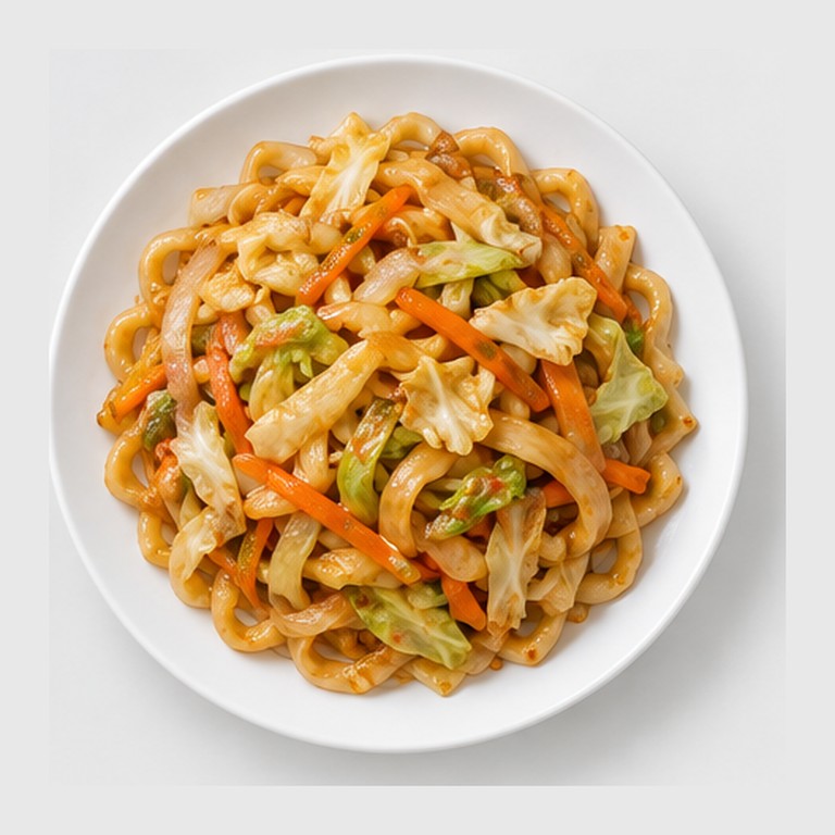 Nouilles sautées mongoles façon tsuivan végétarien