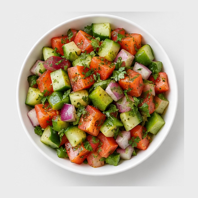 Salade paysanne égyptienne façon salata baladi