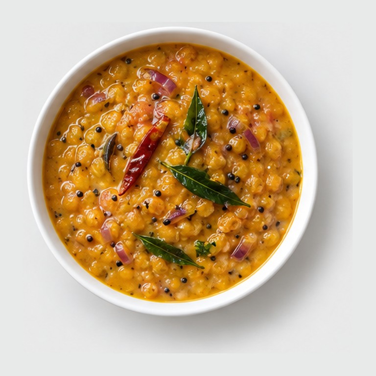 Curry de lentilles au lait de coco façon parippu
