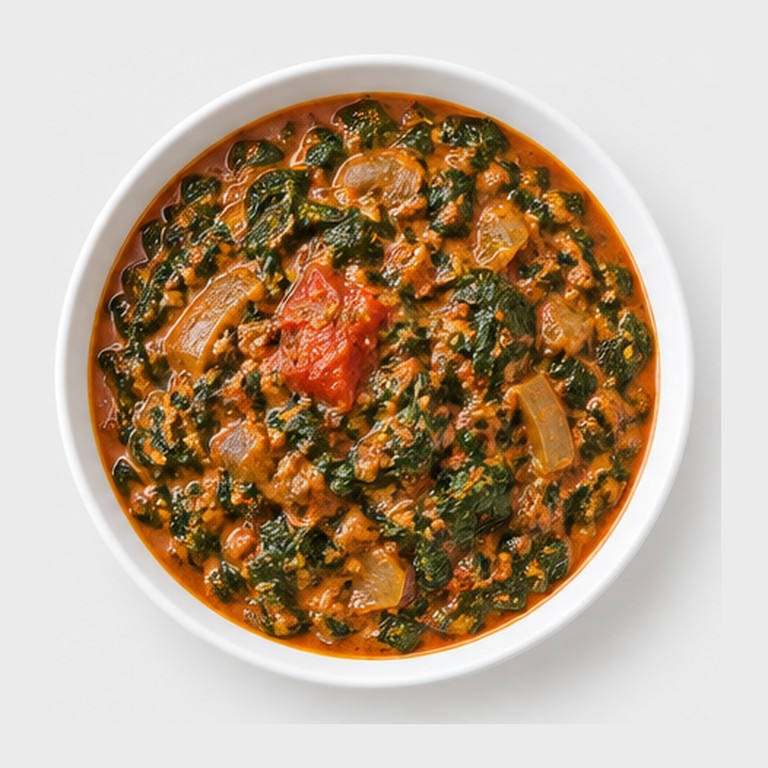 Ragoût d'épinards aux arachides façon kontomire stew
