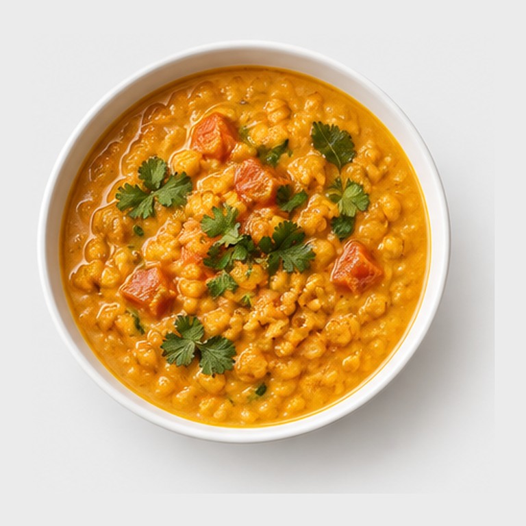 Curry de lentilles corail au lait de coco façon parippu