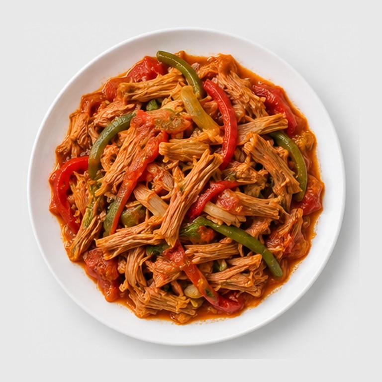 Ropa Vieja de Jackfruit (Cuba)