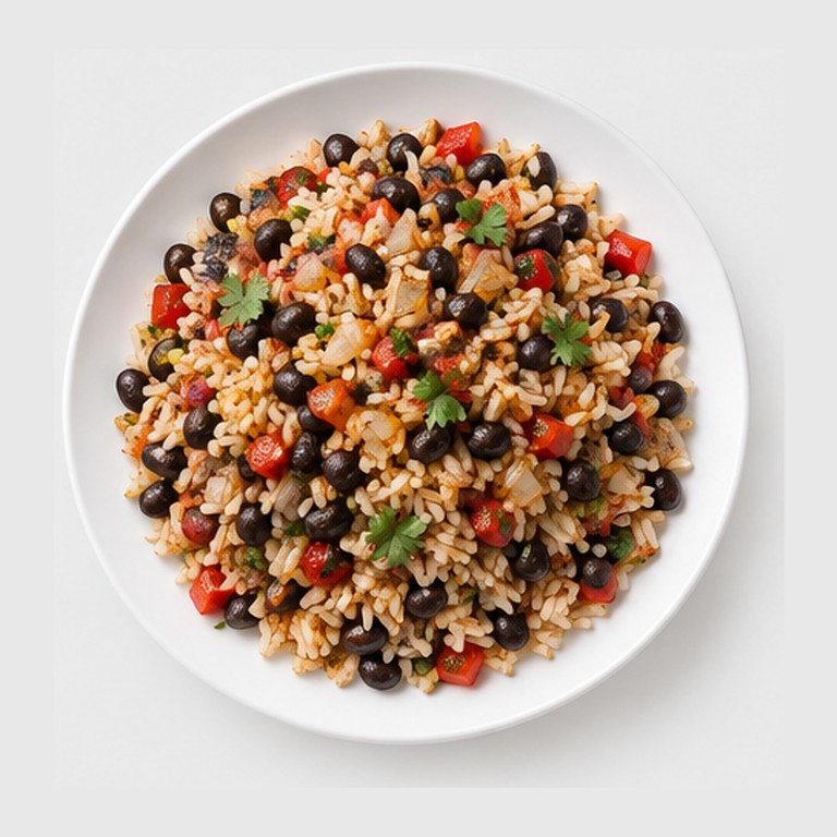 Riz et haricots du Costa Rica façon gallo pinto