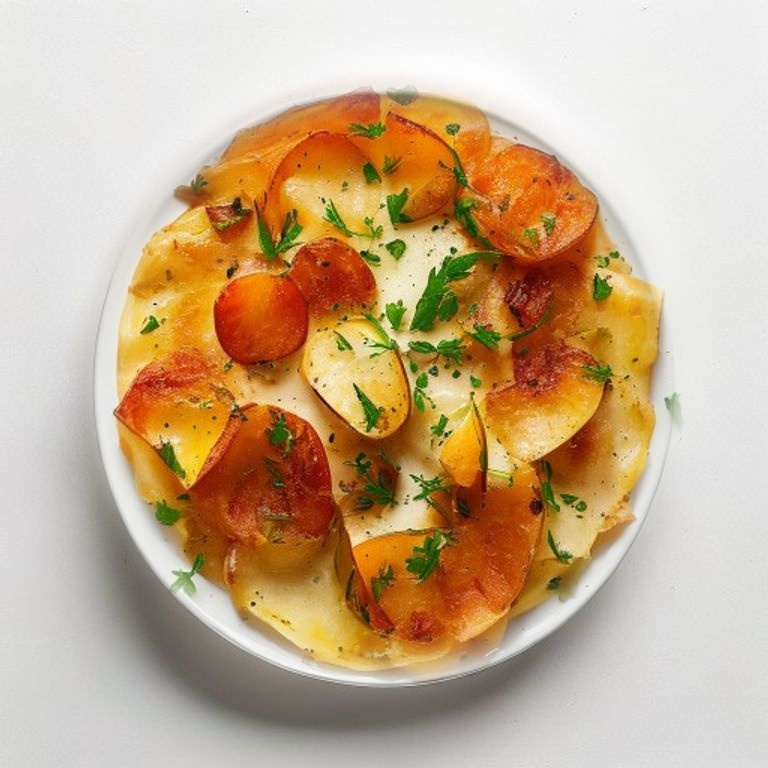 Gratin de pomme de terre et poireau