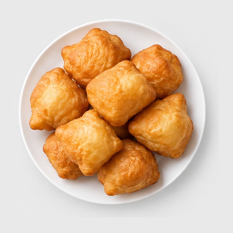 Beignets de pâte gonflés au thé façon baursaks