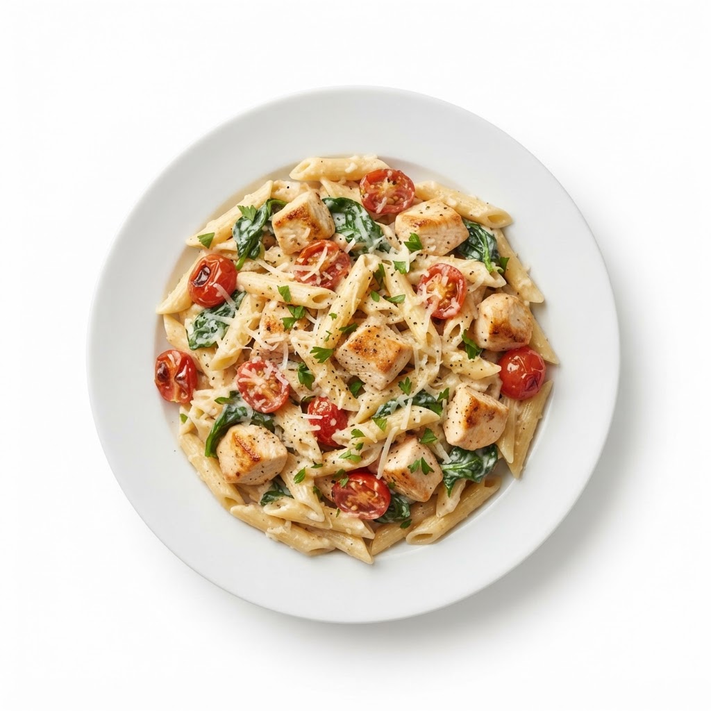 One pot pasta poulet crémeux